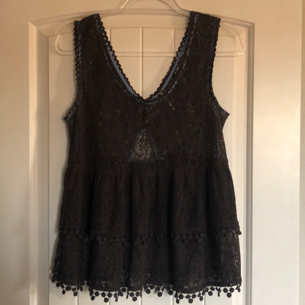 Free People Lace Tank Top